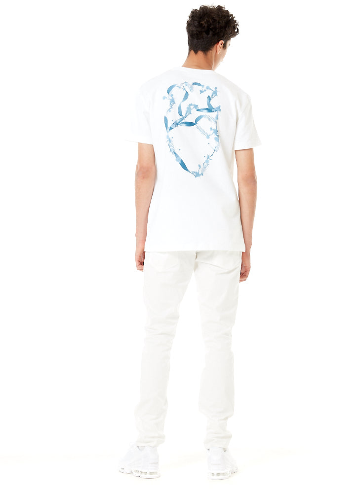 T-shirt Imprimé Fleurs Blanc
