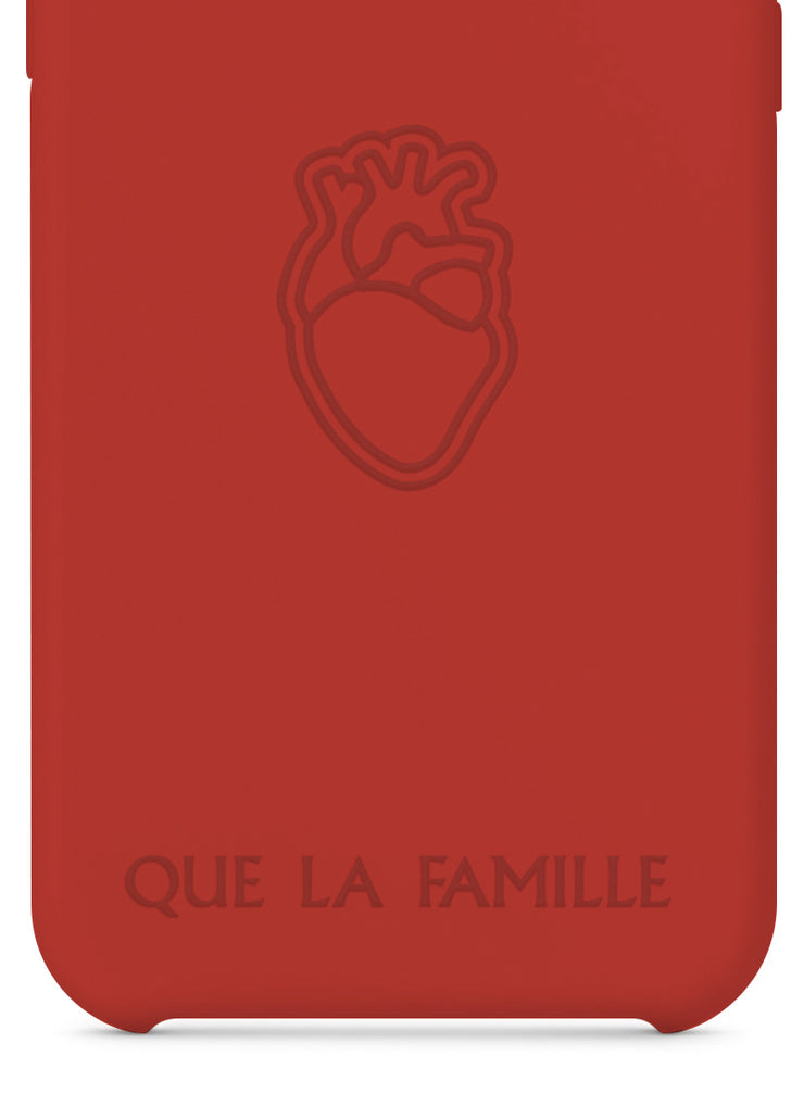 Coque iPhone 11 Pro Que La Famille Rouge