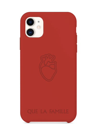 Coque iPhone 11 Pro Que La Famille Rouge